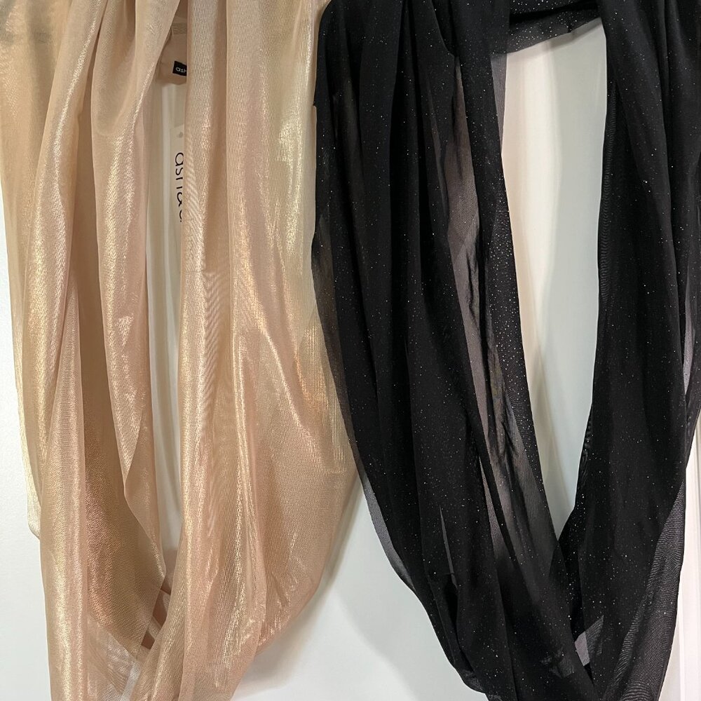 ash & dans Infinity Scarves